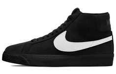 Nike SB Zoom Blazer Mid Черный Замшевый Белый