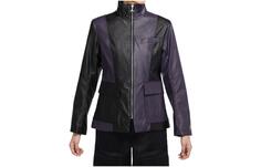 Джордан Женская куртка, черный/фиолетовый Jordan