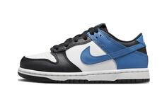 Детские кроссовки для скейтбординга Nike Dunk Low BP, цвет peak white/black/white/industrial blue