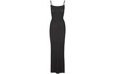женское платье-комбинация, цвет onyx/onyx black Skims