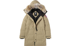 Женский пуховик Canada Goose, бежевый