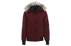 Женский пуховик Canada Goose, цвет berry red