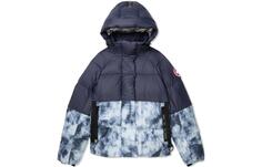 Женский пуховик Canada Goose, цвет dark blue/mist camouflage/light gray color matching