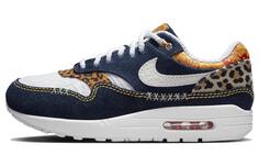 Джинсовые кроссовки Nike Air Max 1 премиум-класса с леопардовым принтом