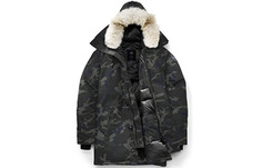 Мужской пуховик Canada Goose, цвет black camouflage