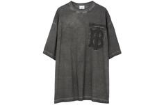Мужская футболка Burberry, угольно-серый