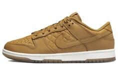 Стеганые пшеничные кроссовки Nike Dunk Low (W)