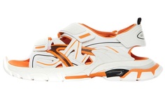 Спортивные сандалии Balenciaga оранжево-белые (женские)