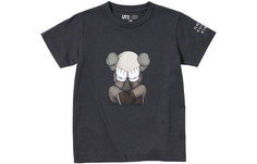 Футболка KAWS x Uniqlo Tokyo First Kids Темно-серая, темно-серый