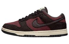 Флисовая сумка Nike Dunk Low SE Burgundy Crush (женская)