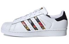 Adidas originals Superstar White Black Foral Stripes (женские)