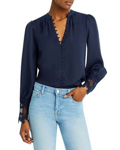 Кружевная блузка с манжетами Ava L&apos;AGENCE L'agence