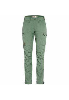 Длинные трекинговые брюки Fjallraven, зеленый