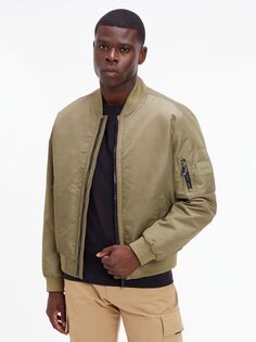 Куртка-бомбер из переработанного материала Calvin Klein Hero, цвет дельта-зеленый