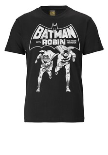 Рубашка LOGOSHIRT Batman &amp; Robin - Teen Wonder, черный