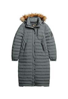 Зимнее пальто Superdry, базальтовый серый