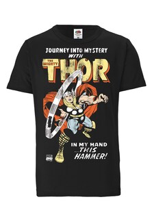 Рубашка LOGOSHIRT Marvel Comics - Thor, Journey, черный
