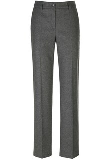 Обычные плиссированные брюки Fadenmeister Berlin, темно-серый