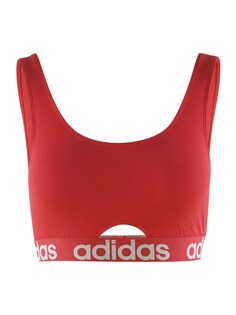 Спортивный бюстгальтер без косточек ADIDAS SPORTSWEAR SCOOP BRALETTE, красный