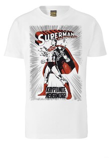 Рубашка LOGOSHIRT Superman Kryptonite, белый