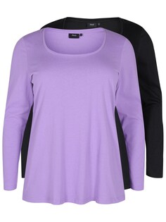 Рубашка Zizzi, фиолетовый