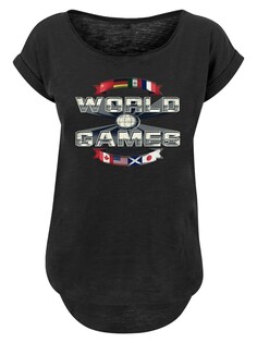 Рубашка F4NT4STIC Retro Gaming World Games, черный