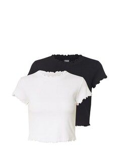 Рубашка Urban Classics, черно-белый