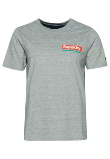 Рубашка Superdry Vintage Core, пестрый серый