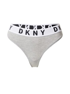 Стринги DKNY, пестрый серый