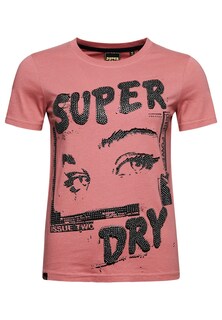 Рубашка Superdry, розовый