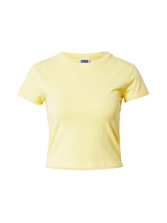 Рубашка Urban Classics, светло-желтого
