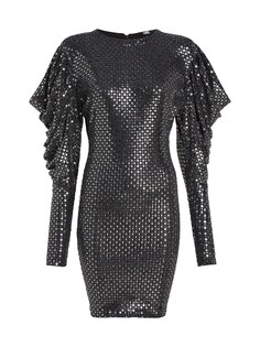Платье Karl Lagerfeld Sequin, черный