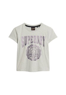 Рубашка Superdry, светло-серый