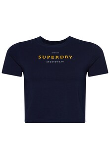 Рубашка Superdry, морской синий