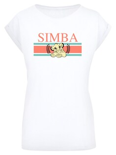 Рубашка F4NT4STIC König der Löwen Simba, белый