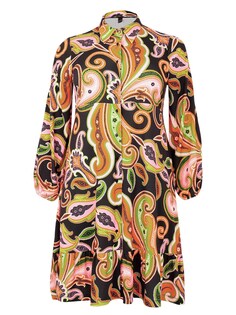 Рубашка-платье Yoek, разноцветный