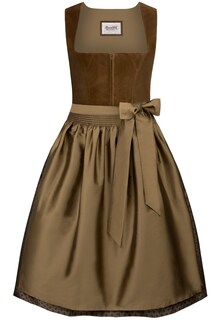 Широкая юбка в сборку STOCKERPOINT Isola, коричневый