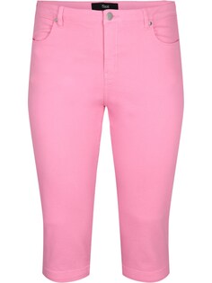 Узкие джинсы Zizzi, светло-розовый