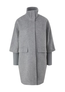 Межсезонное пальто COMMA, пестрый серый