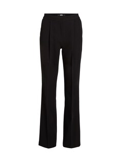 Свободные плиссированные брюки Karl Lagerfeld, черный