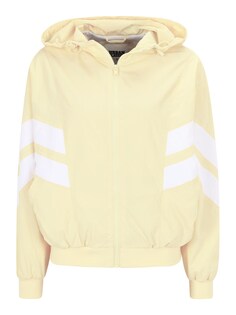 Межсезонная куртка Urban Classics Crinkle Batwing, светло-желтого