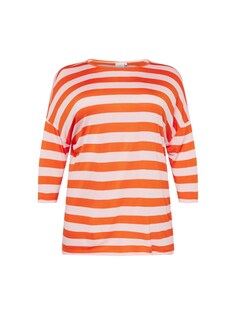 Рубашка ONLY Carmakoma LICAP, оранжево-красный