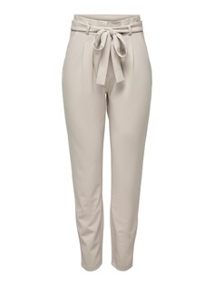 Зауженные брюки со складками спереди JDY Tanja, светло-серый
