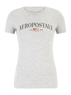 Рубашка AÉROPOSTALE MAY, пестрый серый Aeropostale