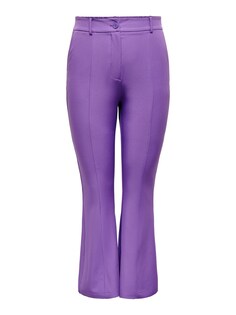 Расклешенные брюки ONLY Carmakoma THEA, темно фиолетовый