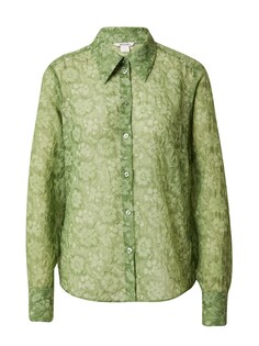 Блузка Monki, зеленый