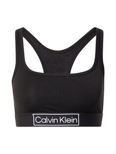 Бюстгальтер без косточек Calvin Klein Underwear Reimagine Heritage, черный