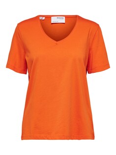 Рубашка Selected, апельсин