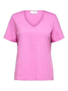 Рубашка Selected, светло-фиолетовый
