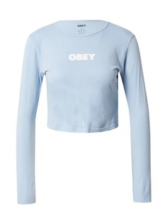 Рубашка Obey, светло-синий